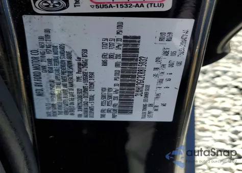 2012 Lincoln Mkz из США, поврежденный, VIN 3LNHL2GC2CR815032